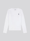 Womens Long Sleeve T-Shirt in Bright White