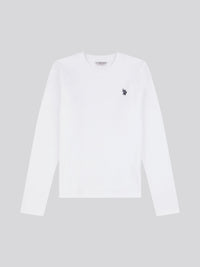 Womens Long Sleeve T-Shirt in Bright White