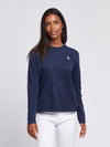 Womens Long Sleeve T-Shirt in Navy Iris