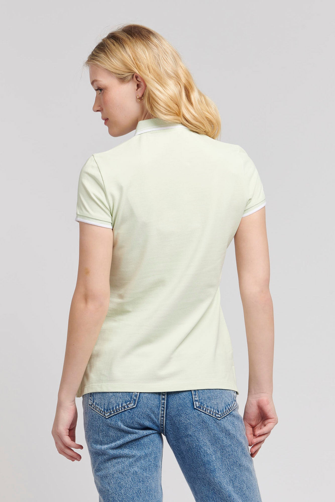 Womens Regular Fit Pique Polo Shirt in Ambrosia