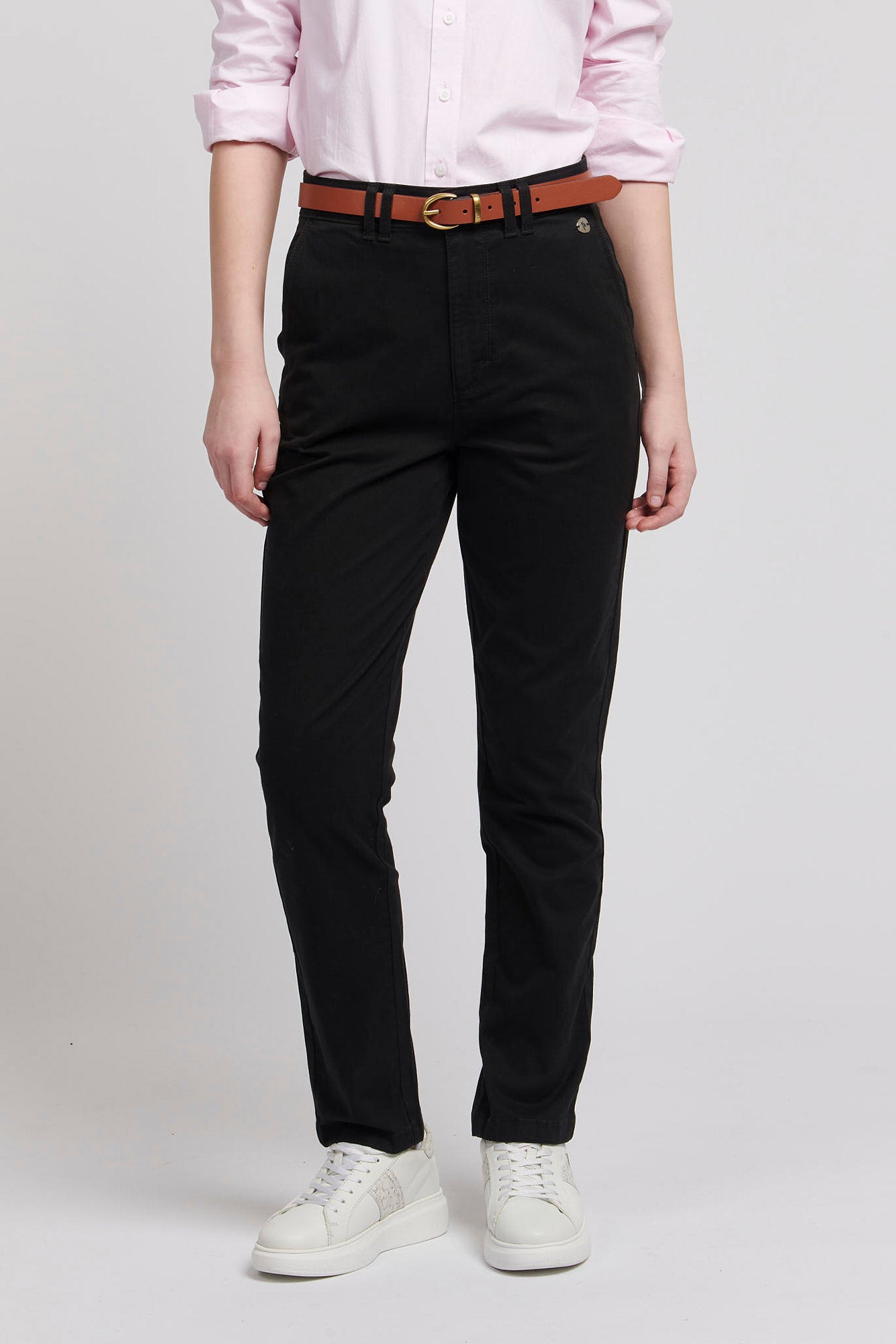 Womens Classic Chinos in Black