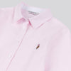 Womens Classic Fit Oxford Shirt in Silver Pink