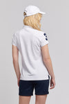 Womens Player 3 Pique Polo Shirt in Bright White