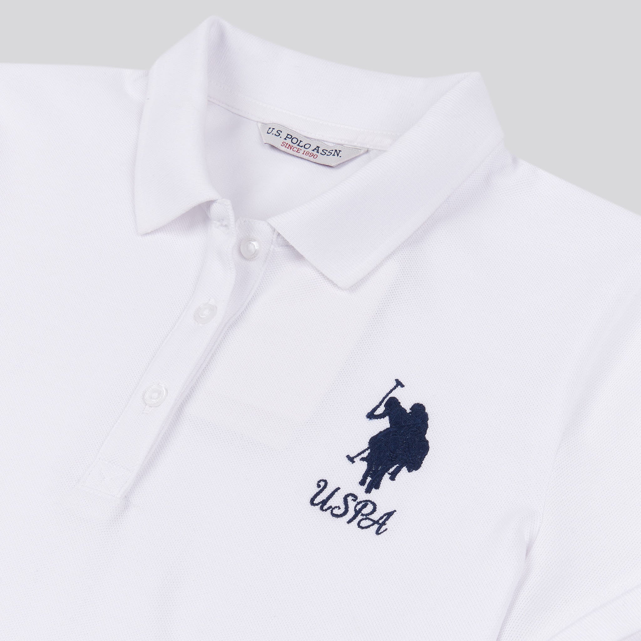 Womens Player 3 Pique Polo Shirt in Bright White