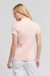 Womens Player 3 Pique Polo Shirt in Crystal Rose