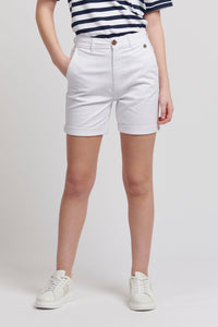 Womens Classic Chino Shorts in Bright White