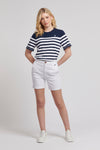 Womens Classic Chino Shorts in Bright White