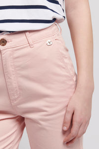 Womens Classic Chino Shorts in Silver Pink