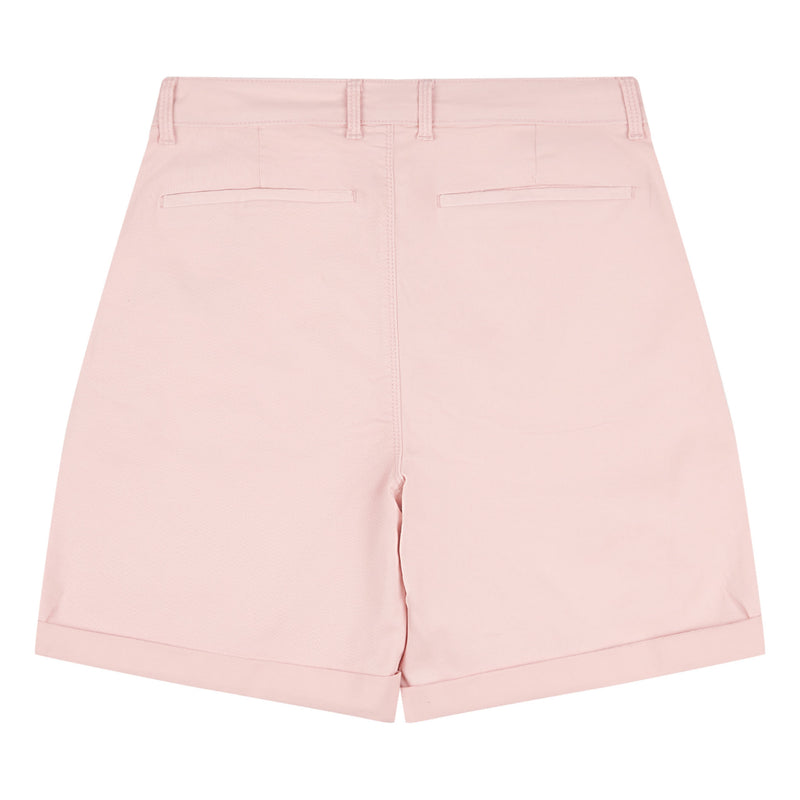 Womens Classic Chino Shorts in Silver Pink