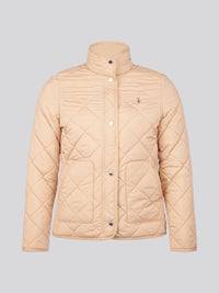 Womens Lightweight Quilted Jacket in Cuban Sand