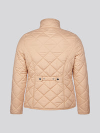 Womens Lightweight Quilted Jacket in Cuban Sand