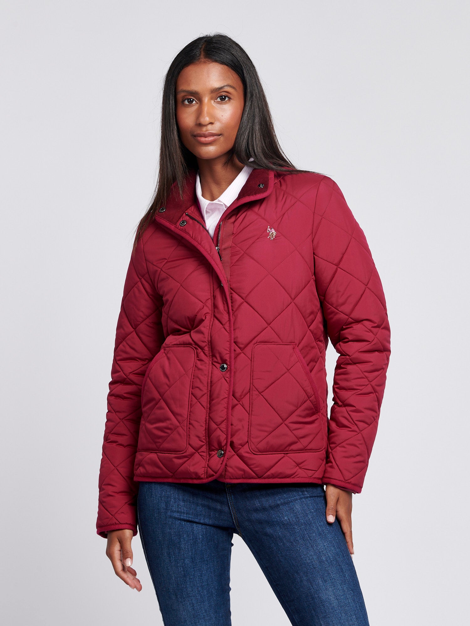 Lightweight quilted coat women's online