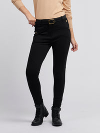 Womens Stretch Contour Formal Jodhpurs in Black