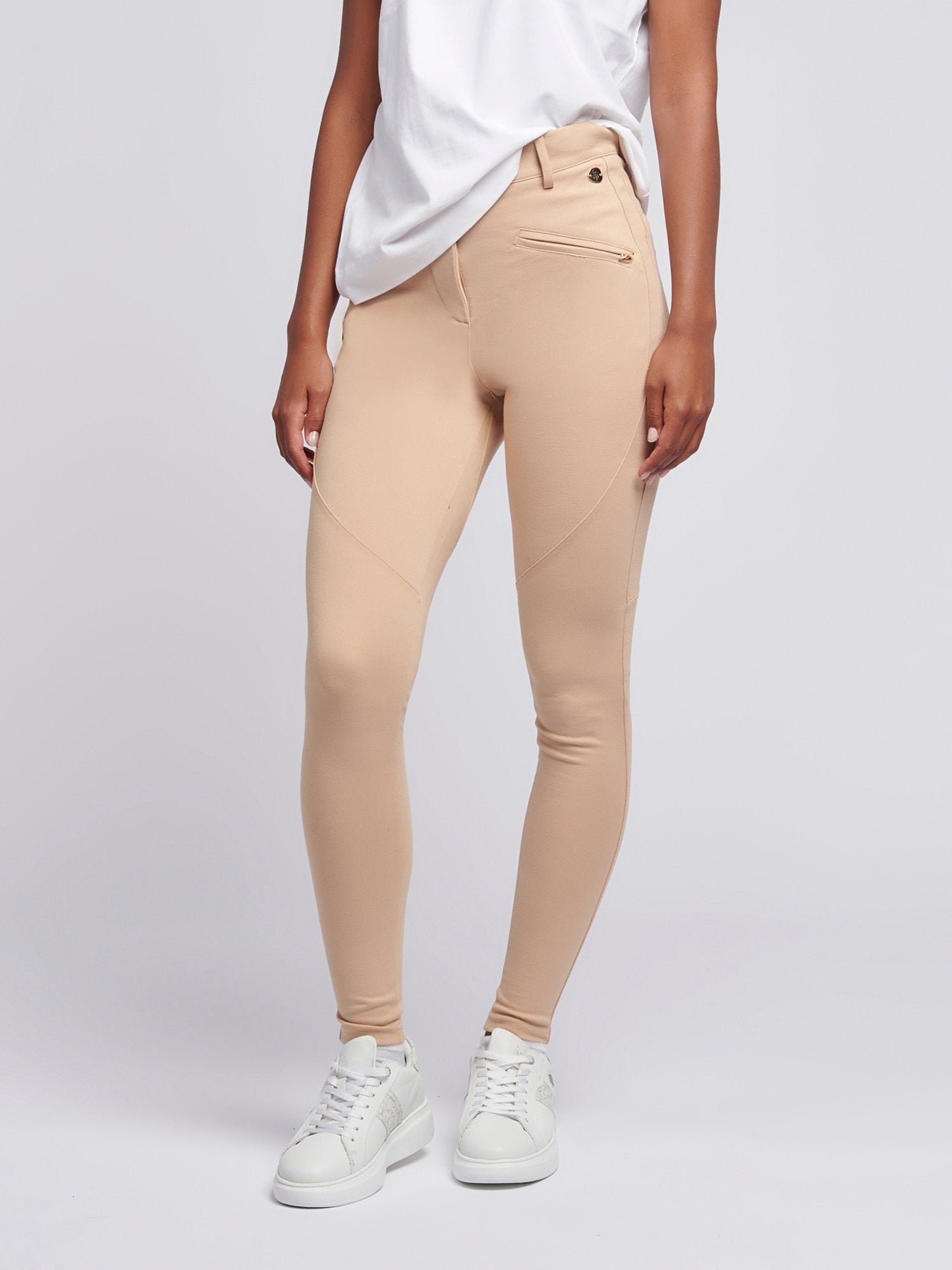 Womens Stretch Contour Formal Jodhpurs in Cuban Sand