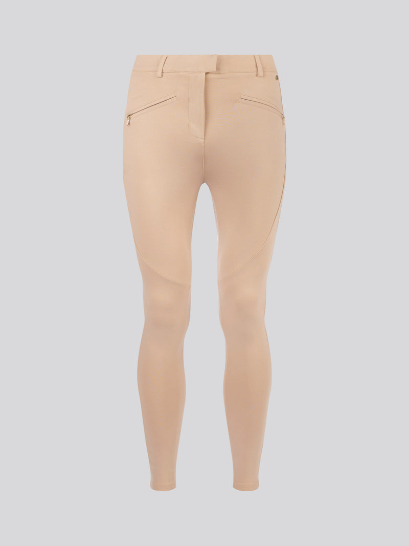 Womens Stretch Contour Formal Jodhpurs in Cuban Sand