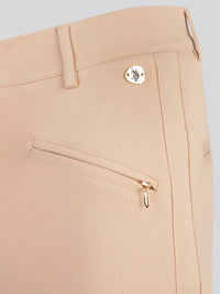 Womens Stretch Contour Formal Jodhpurs in Cuban Sand