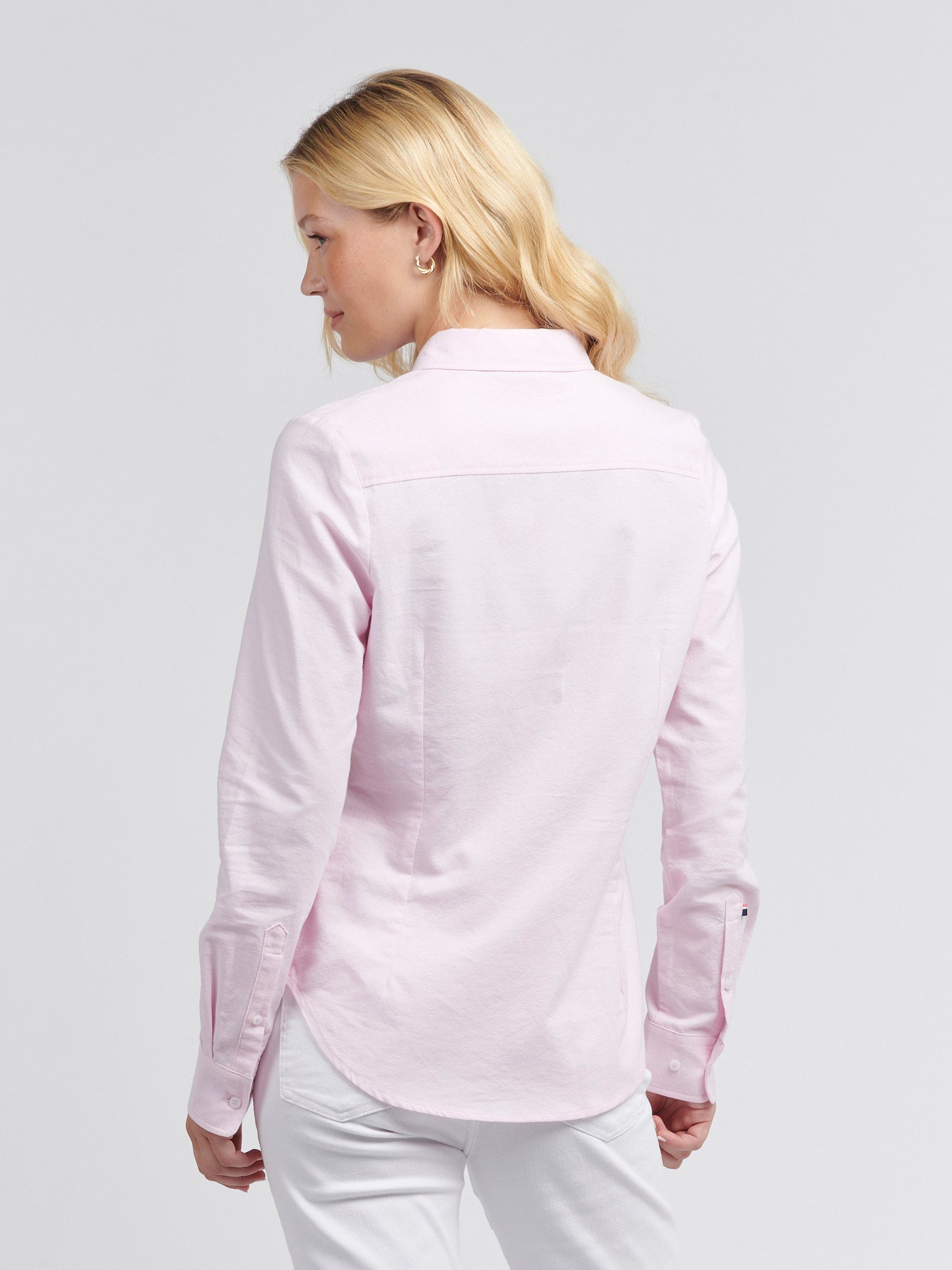 Womens Classic Fit Oxford Shirt in Crystal Rose