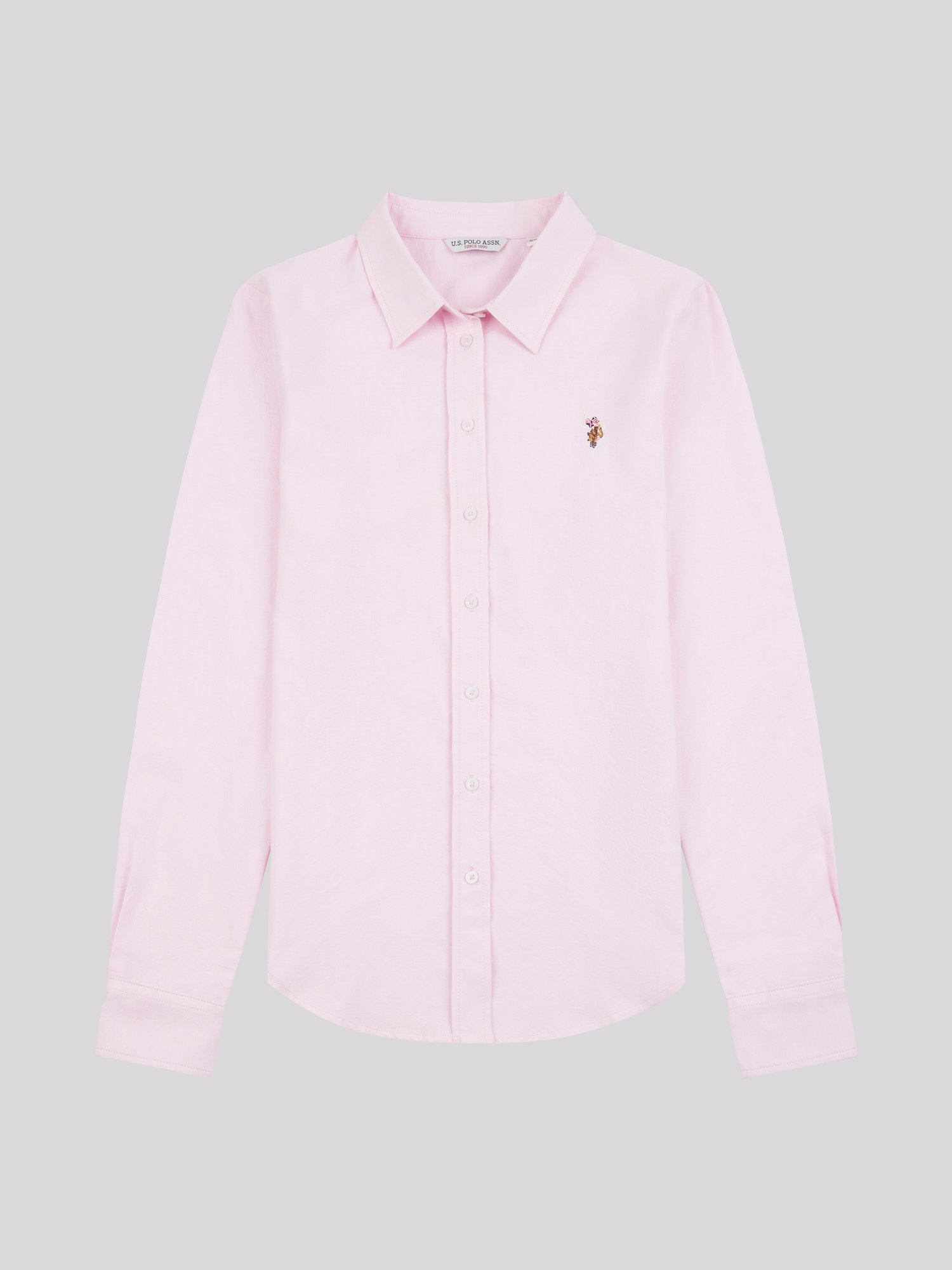 Womens Classic Fit Oxford Shirt in Crystal Rose