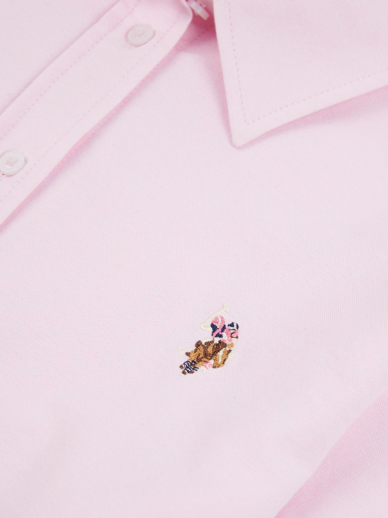 Womens Classic Fit Oxford Shirt in Crystal Rose