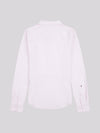 Womens Classic Fit Stripe Oxford Shirt in Crystal Rose