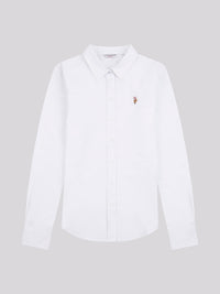 Womens Classic Fit Poplin Shirt in Bright White