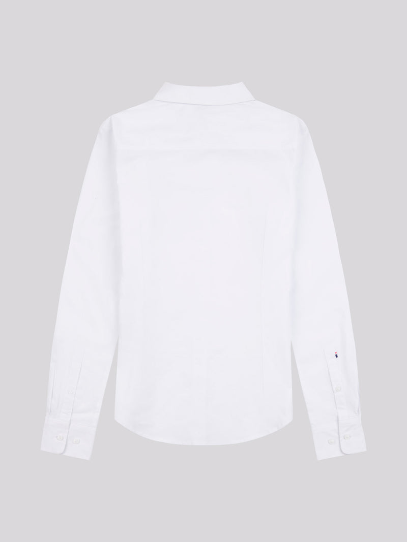 Womens Classic Fit Poplin Shirt in Bright White