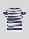 Stripe V-Neck Tee Navy Iris