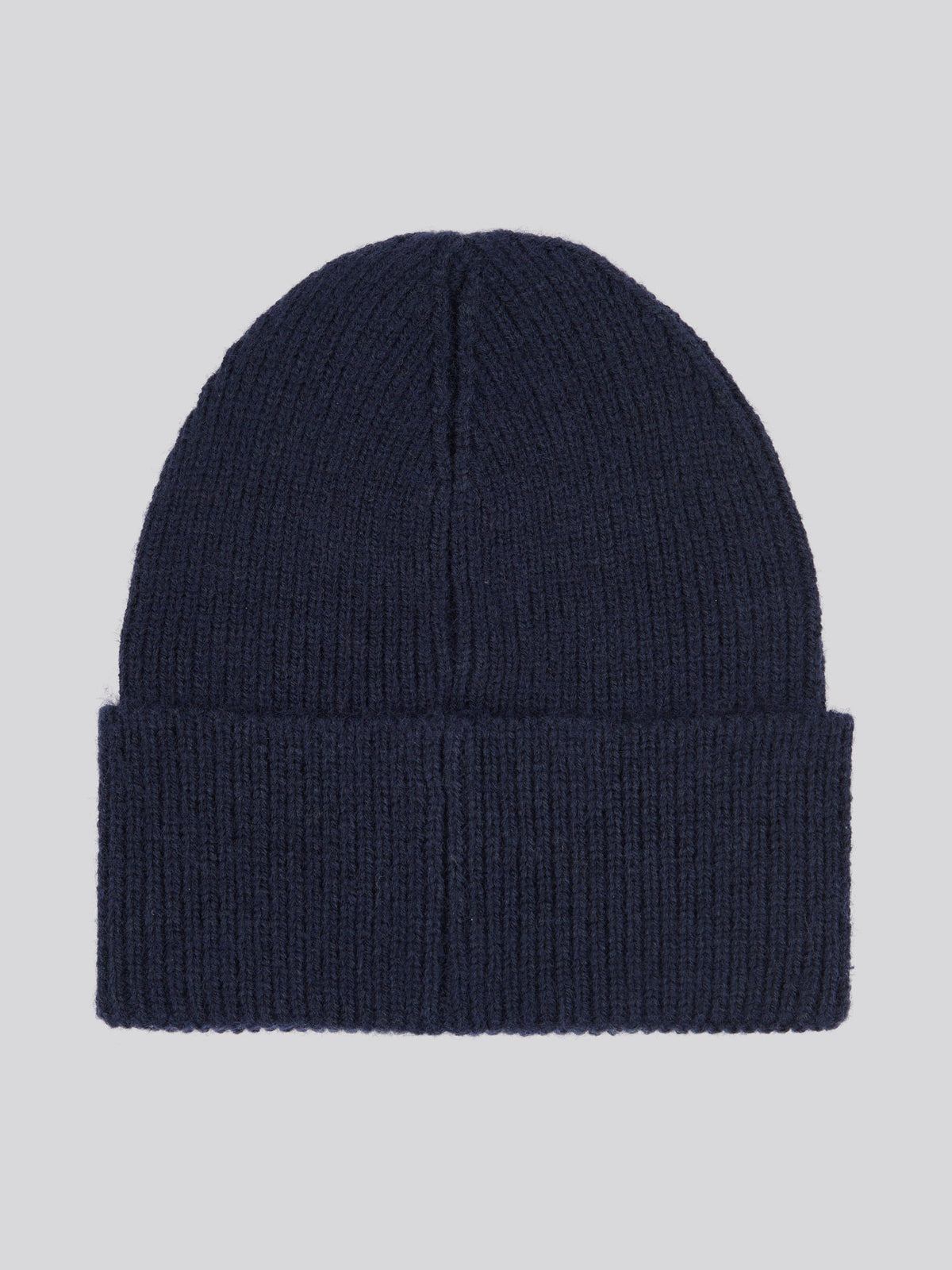 Womens Double Horsemen Knit Beanie in Navy Iris